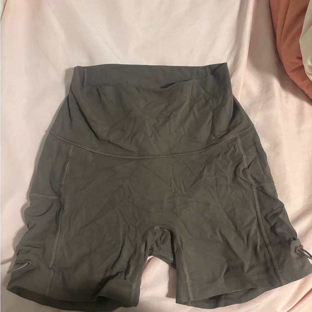 Gymshark Women's Charcoal Bike Shorts